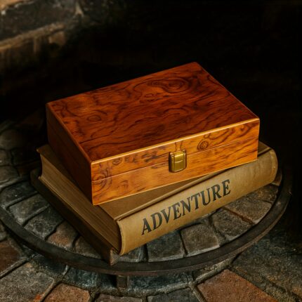 Vintage Wooden Storage Box – Elegant Jewellery & Keepsake Organizer