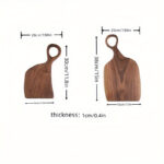 Handcrafted Walnut Serving Board Set - Image 2