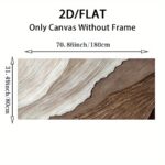 Earth Flow Texture Canvas - Image 2