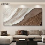 Earth Flow Texture Canvas - Image 3