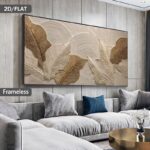 Textured Botanical Wall Canvas - Image 3