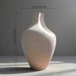Minimal Sculptural Ceramic Vase - Image 2