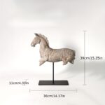 Wabi-Sabi Horse Sculpture - Image 2