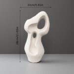 Modern Sculptural Hollow Vase - Image 2