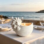Sculptural Shell Candle