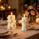 Sculptural Ribbon Candle - Image 3