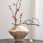 Wabi-Sabi Sculptural Ceramic Vase