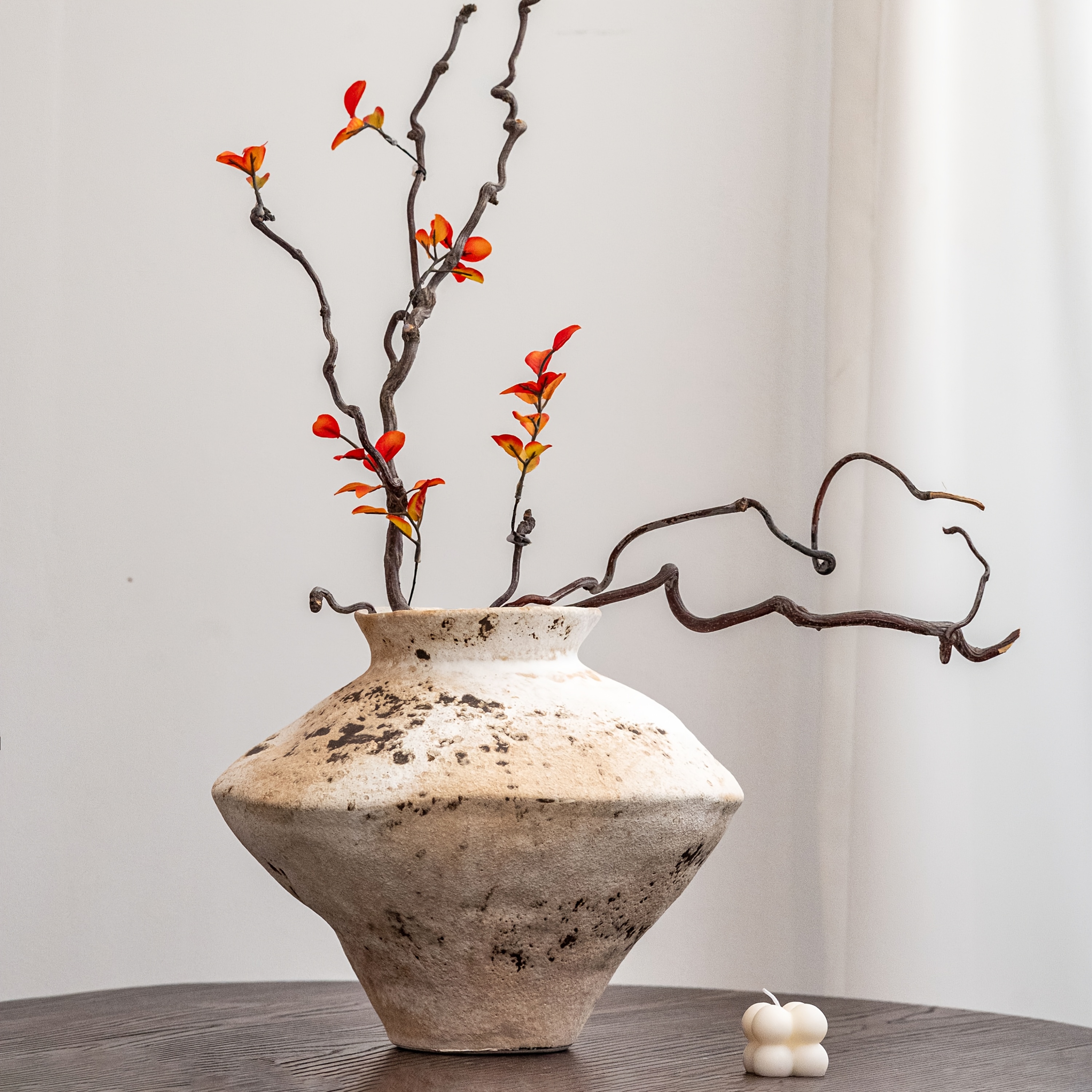 product-fancy-088b74ef-3681-49fa-b586-922515d3d4ae Wabi-Sabi Sculptural Ceramic Vase - Image 1