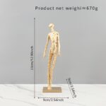 Abstract Standing Figure Sculpture - Image 3