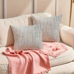 Textured Chenille Cushion Cover Set – Soft Ribbed Sofa Covers (4 Pack) - Image 11