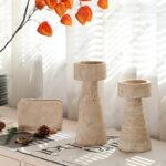 Sculptural Marble Candle Stand - Image 5