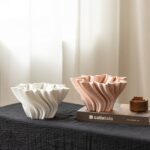 Pleated Sculptural Vase - Image 4