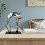 Abstract Bowing Horse Sculpture - Image 6