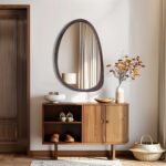 Organic Wood Frame Wall Mirror - Image 3
