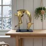 Abstract Bowing Horse Sculpture - Image 5