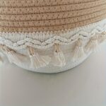 Tassel Woven Storage Basket - Image 4