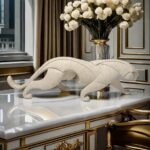 Sculpted Sandstone Leopard