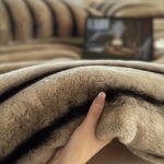 Premium Faux Rabbit Fur Throw - Image 3