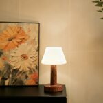 Nordic Wood Finish Mood Lamp - Image 2