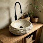 Sculptural Stone Effect Basin
