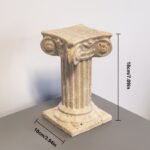 Vintage Marble Pillar Candle Holder - Image 3