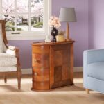 Curved Drawer Accent Table - Image 5