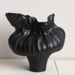 Sculptural White Ceramic Vase - Image 4