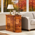Curved Drawer Accent Table - Image 3
