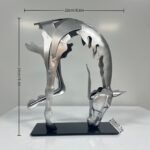 Abstract Bowing Horse Sculpture - Image 4