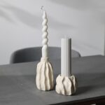 Sculptural Ceramic Candle Holder - Image 3
