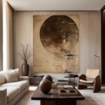 Textured Earth Tone Canvas Art
