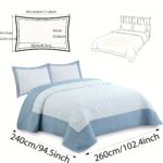 Soft Embroidered Quilt Set - Image 4