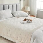 Nordic Waffle Knit Throw Blanket – Soft All-Season Sofa Throw - Image 7