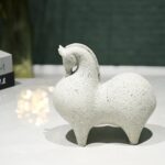 Abstract Sandstone Horse Ornament - Image 4