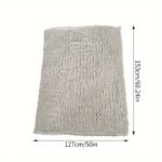 Luxury Chunky Knit Throw Blanket – Soft Chenille Sofa Throw - Image 7