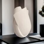 Sculpted Stone Ceramic Vase - Image 4