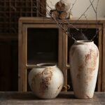 Rustic Textured Ceramic Vase