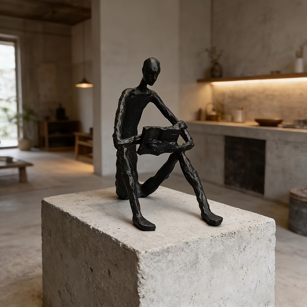 product-fancy-552fab3b-1d9f-4556-8816-33b656396cc7 Contemplative Figure Sculpture - Image 1