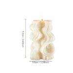 Sculptural Ribbon Candle - Image 4