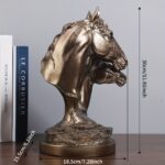 Bronze Double Horse Sculpture - Image 2