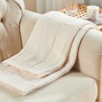 Nordic Waffle Knit Throw Blanket – Soft All-Season Sofa Throw - Image 6