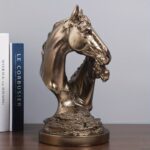 Bronze Double Horse Sculpture - Image 5