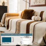 Neutral Chenille Sofa Throw - Image 4