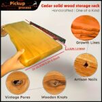 Cedar Live Edge Floating Shelf - Image 4