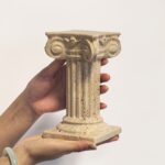 Vintage Marble Pillar Candle Holder - Image 5