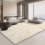 Ivory Wave Living Room Rug - Image 4