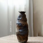Volcanic Textured Ceramic Vase - Image 2