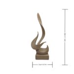 Stone Effect Abstract Sculpture - Image 2