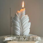 Sculptural Leaf Candle - Image 2