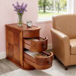 Curved Drawer Accent Table